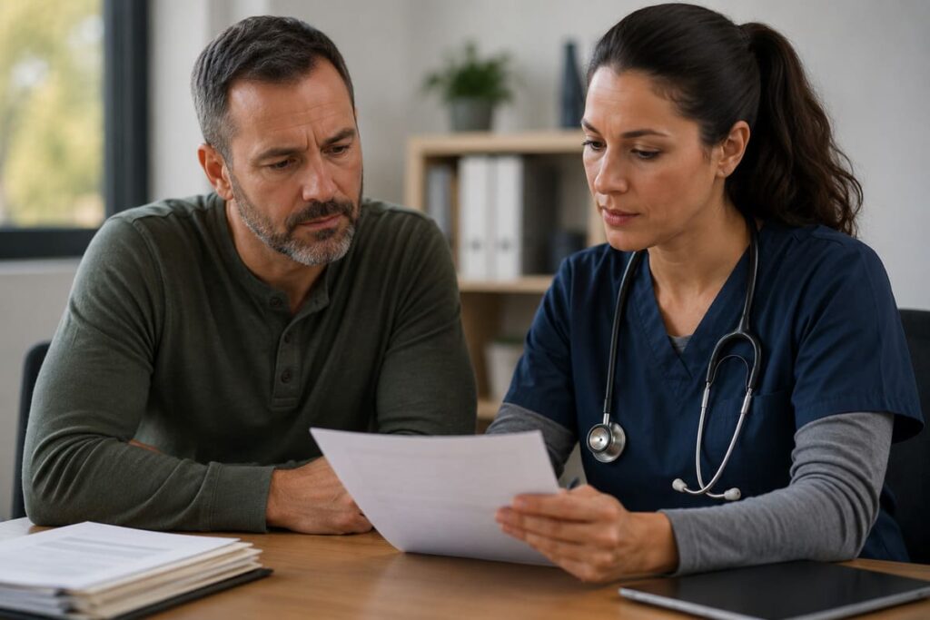 Medical records review before nexus letter.